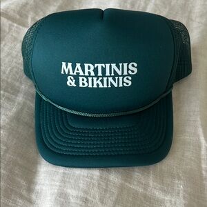 Green Martinis and Bikinis Trucker Hat